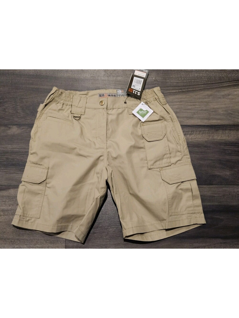 5.11 Tactical Taclite Pro Shorts Women's Khaki Size 8 Rip Stop Cargo Work Wear